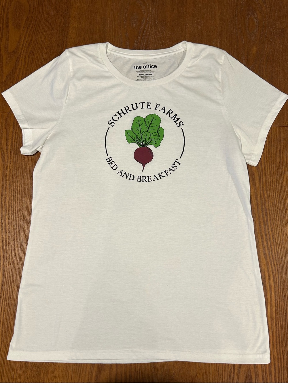 The Office Schrute Farms white graphic t shirt size 2X